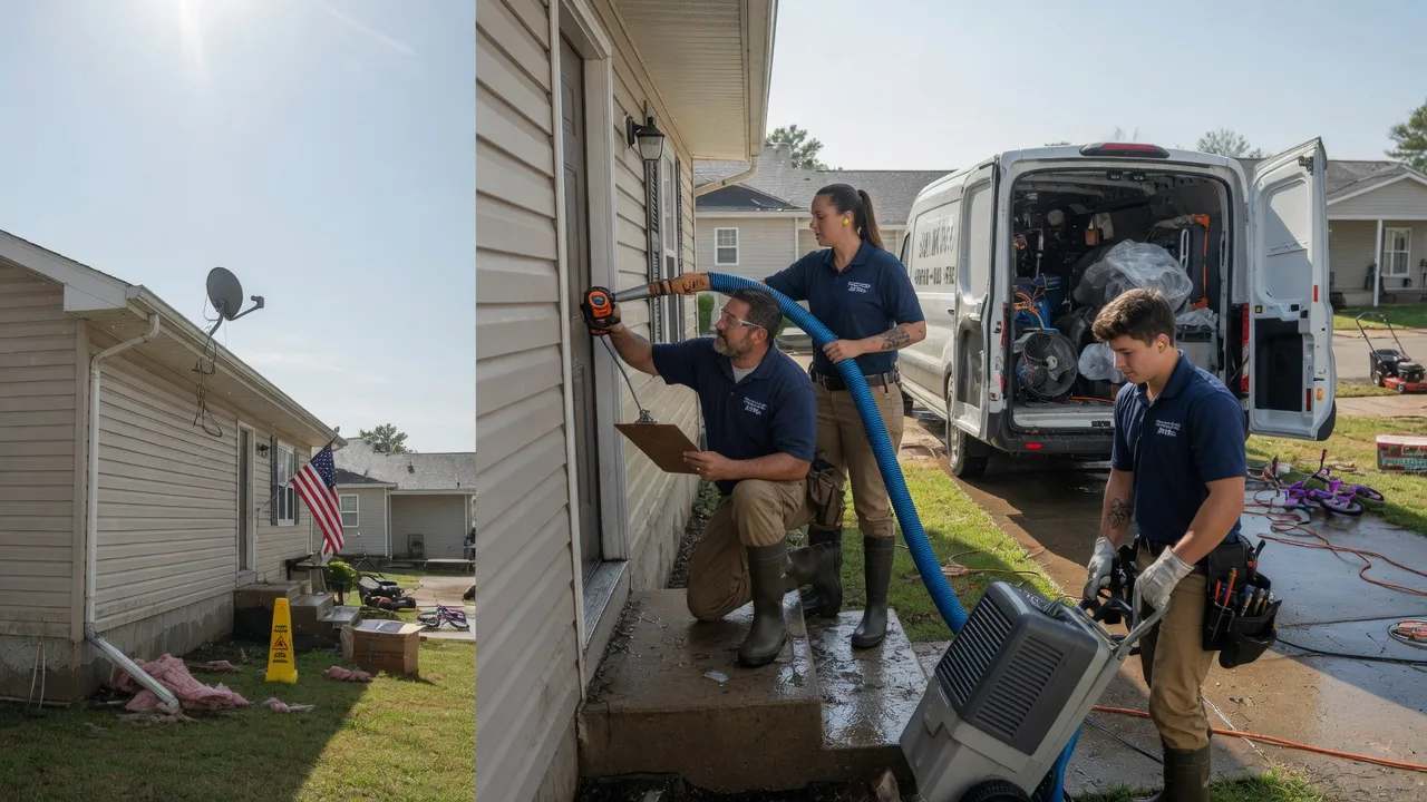 Ceiling Water Damage Restoration in Rolla, MO near me